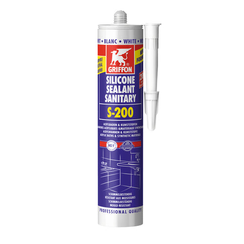 Hoogwaardige Sanitair Siliconenkit S200 Wit 300 Ml