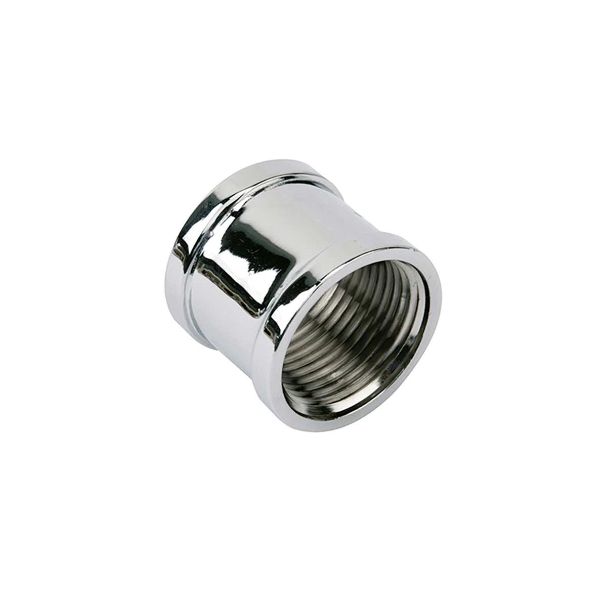 Verchroomde Messing Mof 3/8