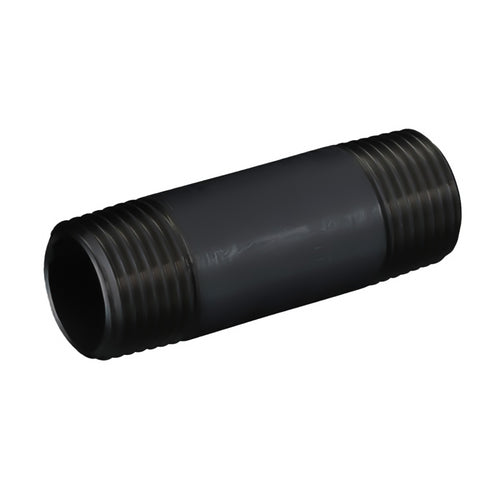Buisnippel 1/2x30mm Zwart — LeidingDeal KIWA gecertificeerd | LeidingDeal.nl