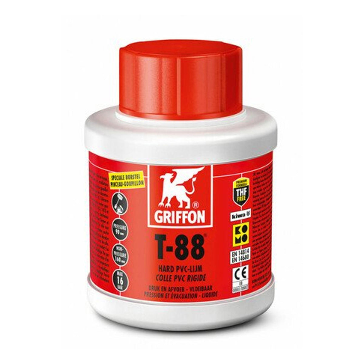 Dun Vloeibare Lijm voor Harde PVC T88® Flacon 100 Ml
