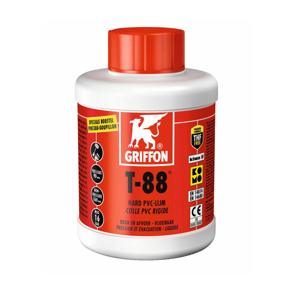 Dun Vloeibare Lijm voor Harde PVC T88® Flacon 1 L