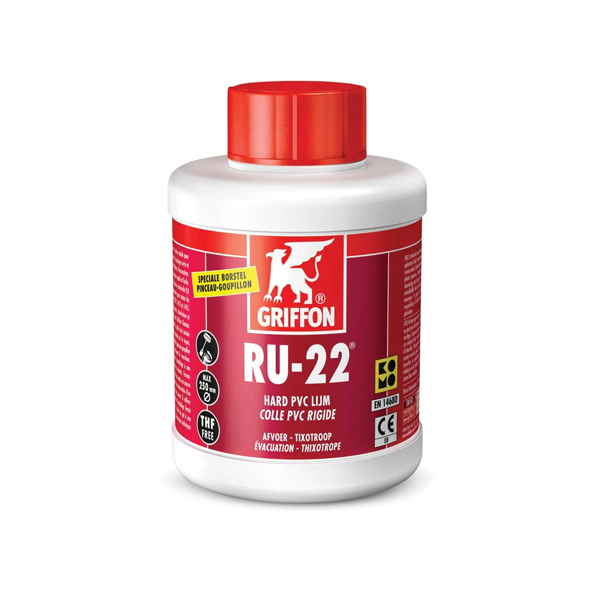 Dun Vloeibare Lijm voor Harde PVC Ru22® Tixotroop Flacon 500 Ml
