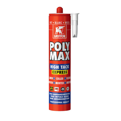 Polymax High Tack Express Lijm Wit 435G