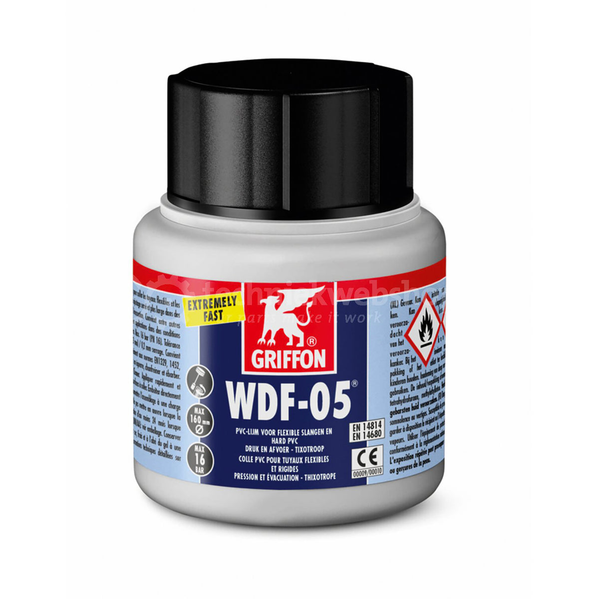Pvclijmen Wdf05® Flacon met Borstel 250 Ml