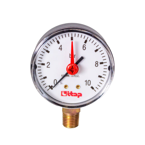 Manometer Radiaal 10 bar