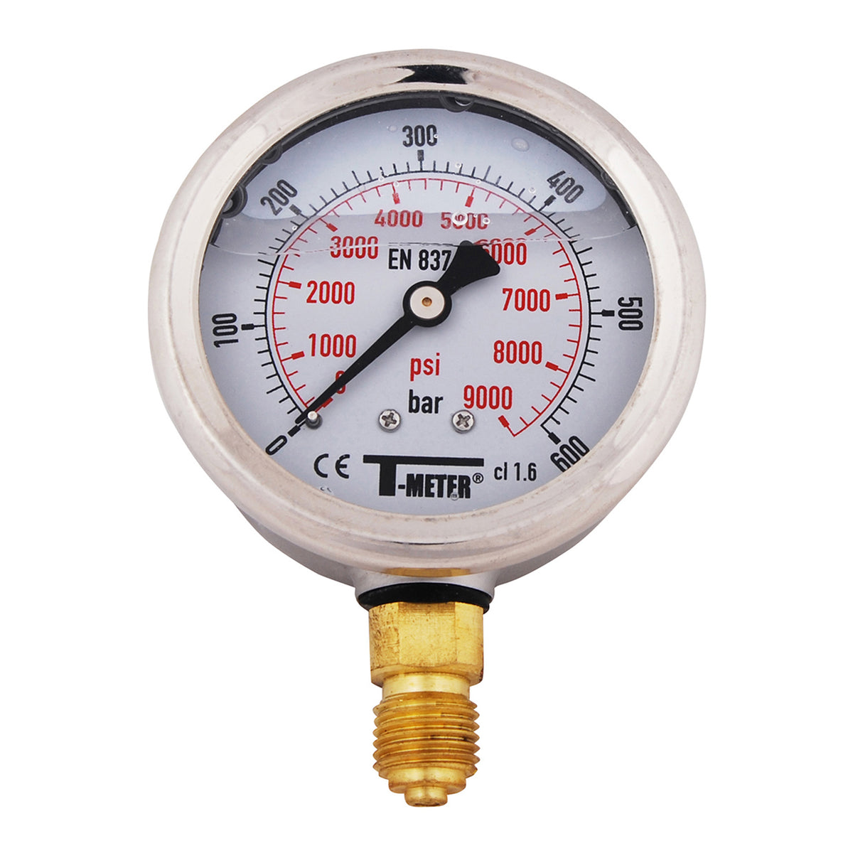 Radiale Glycerine Manometer 6314G 10 bar