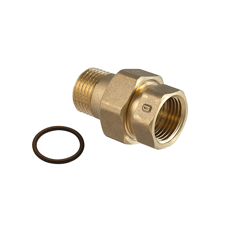 Koppeling Messing 2"buitendraad/binnendraad