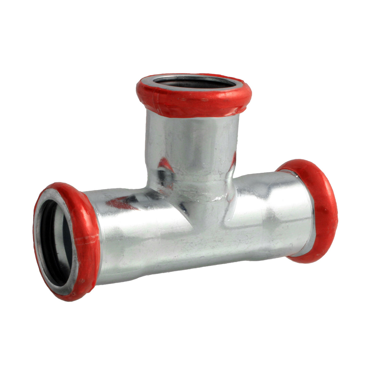 Press Staalverzinkt 'M' T-stuk 18mm