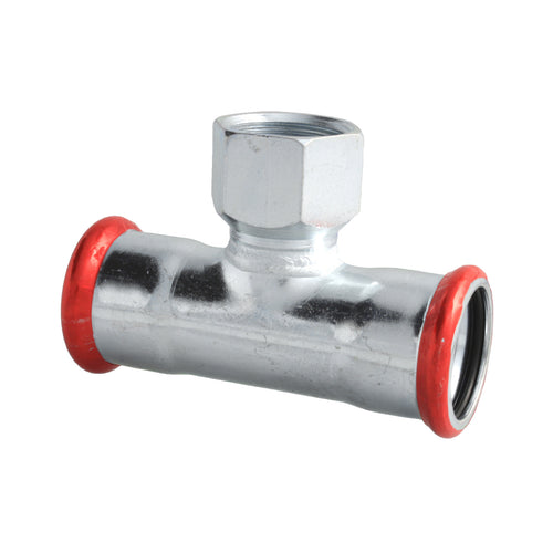 Press Staalverzinkt 'M' T-stuk 22 x 1/2FX22