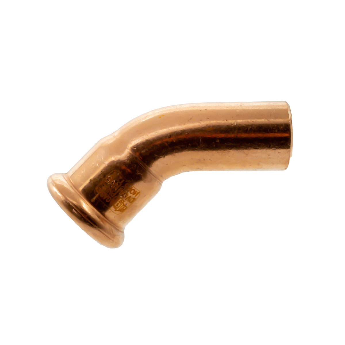 Gas Boog buitendraad/binnendraad 45° G040 15