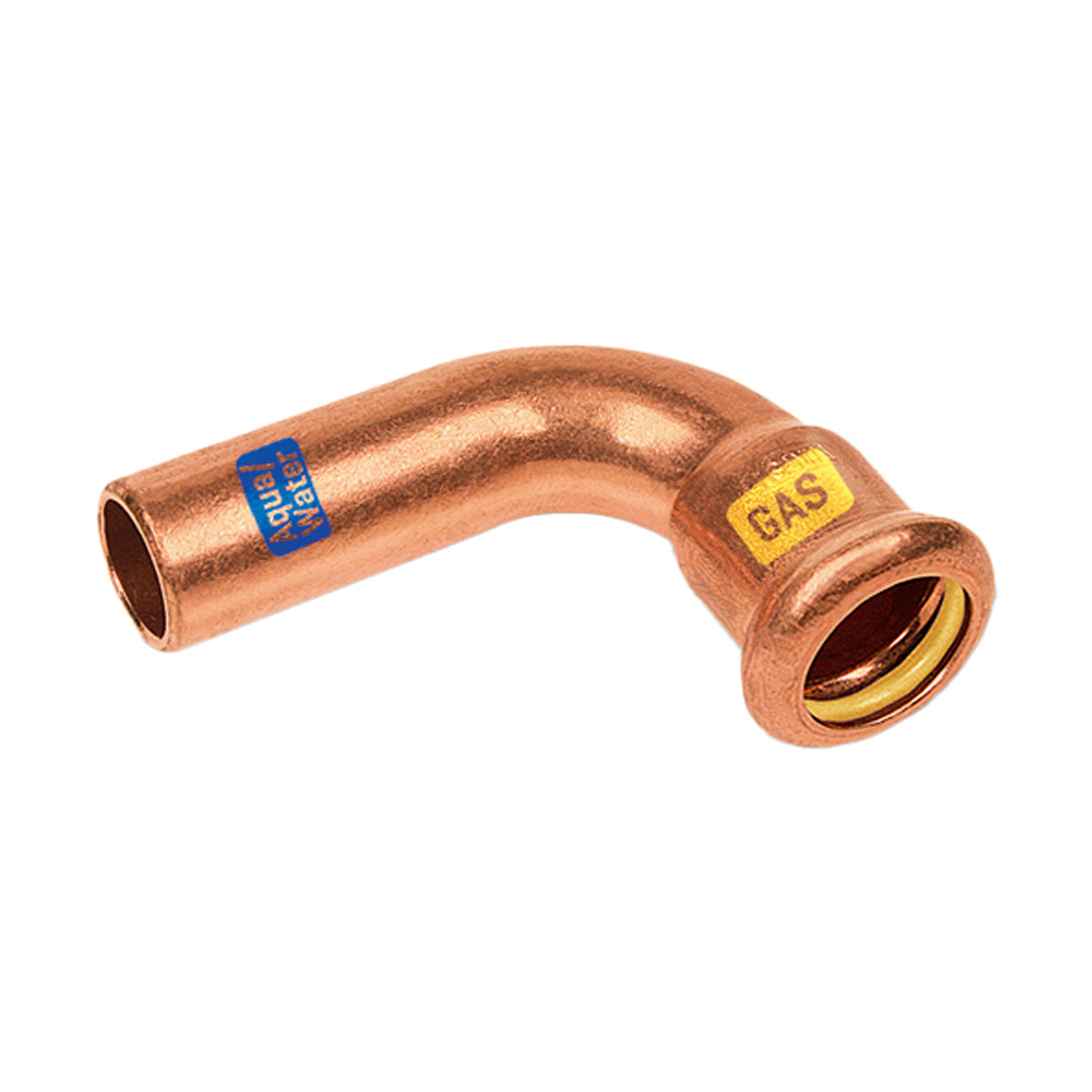 HYDROGAS Bocht 90° buitendraad/binnendraad 22