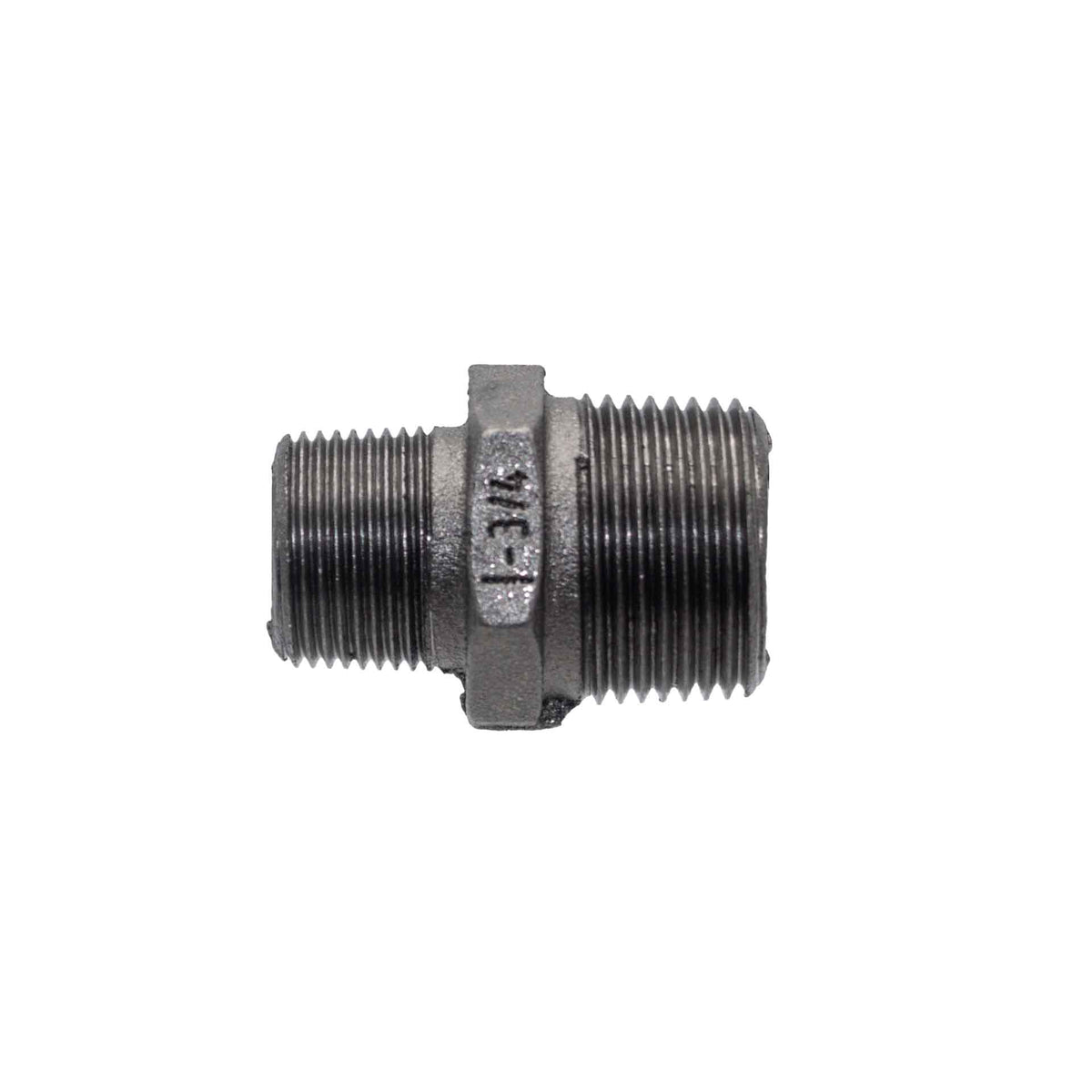 Verloopnippel 2''mx6/4 buitendraad Zwart