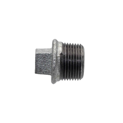 Stop 2"1/2 buitendraad Gegalvaniseerd