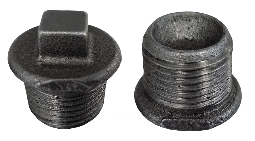 290 Malleable Plug 1/2"zwart