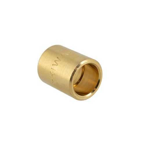 Soldeerfitting sok messing Kiwa Gastec 22 mm cap x 22 mm cap