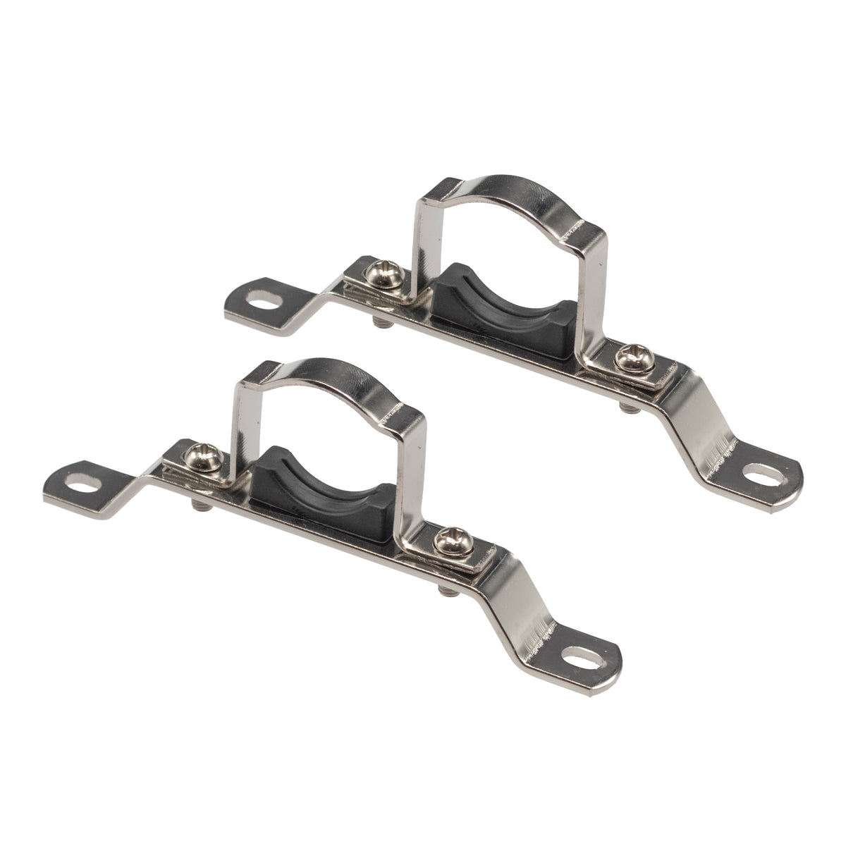 Enkele Ophangbeugel voor Verdeler Messing Vernikkeld 1" 2STS/Set