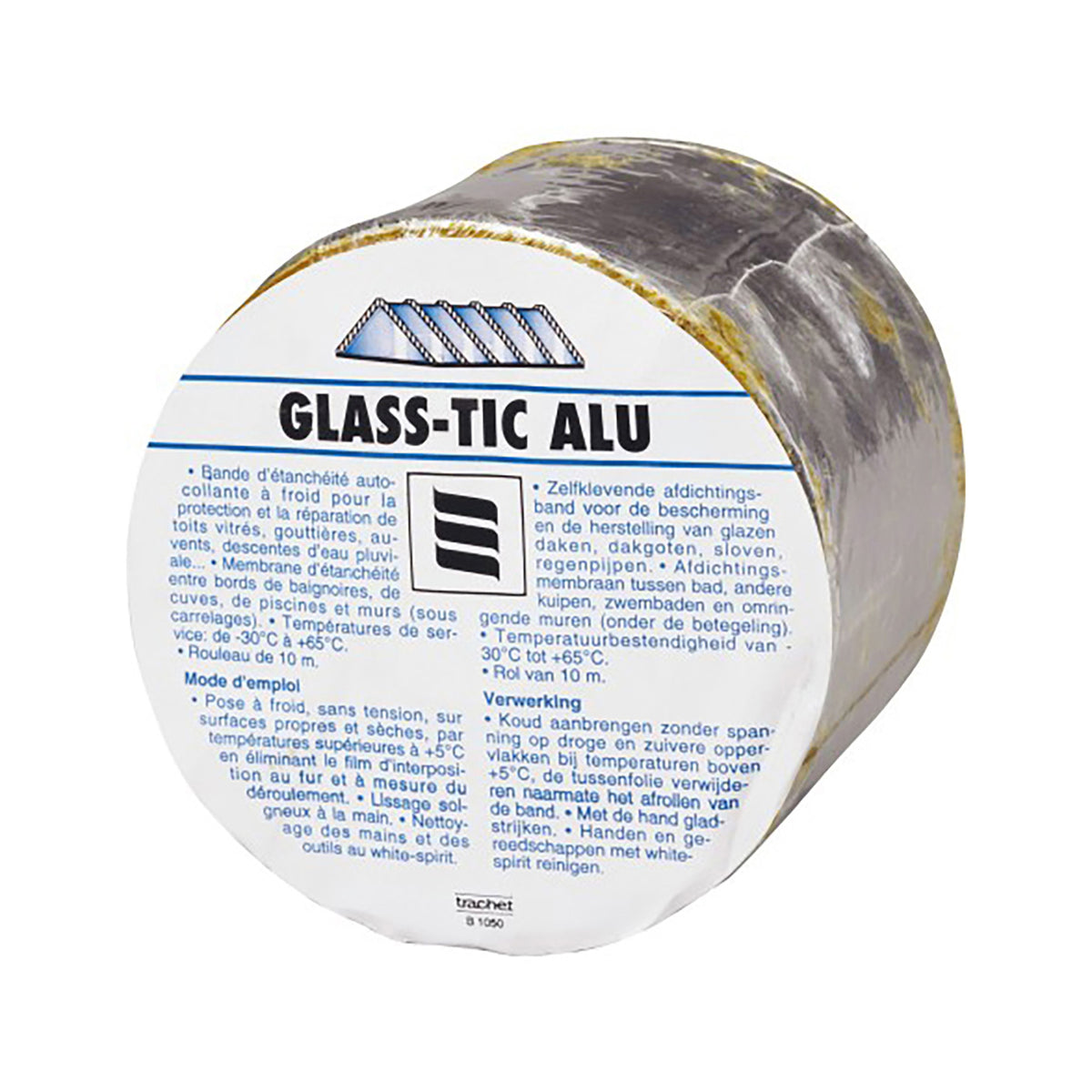 Glasstic Alu 10 buitendraad x 10cm 30° +65°