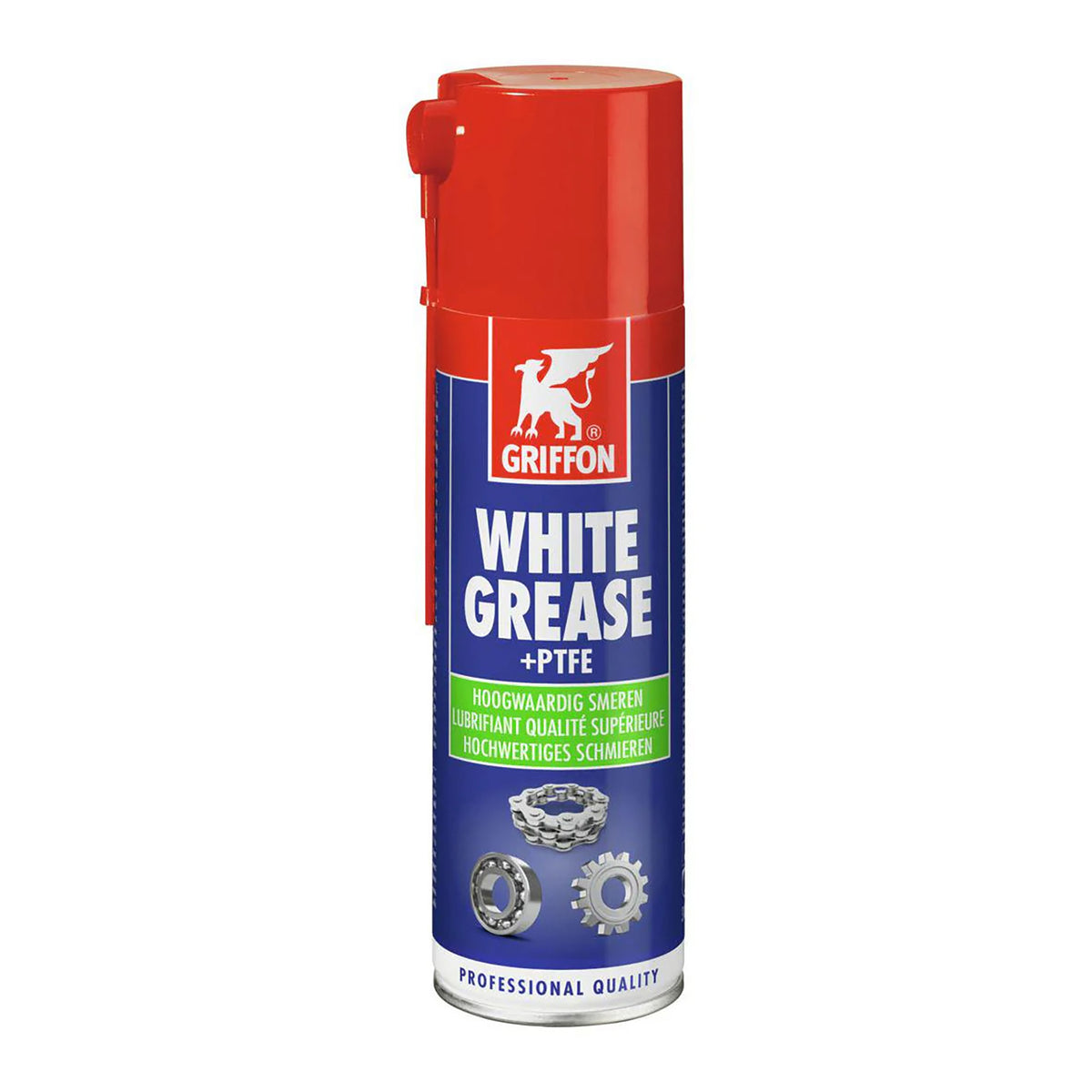 Hoogwaardig Smeervet op Basis van P.t.f.e. White Grease 300ML