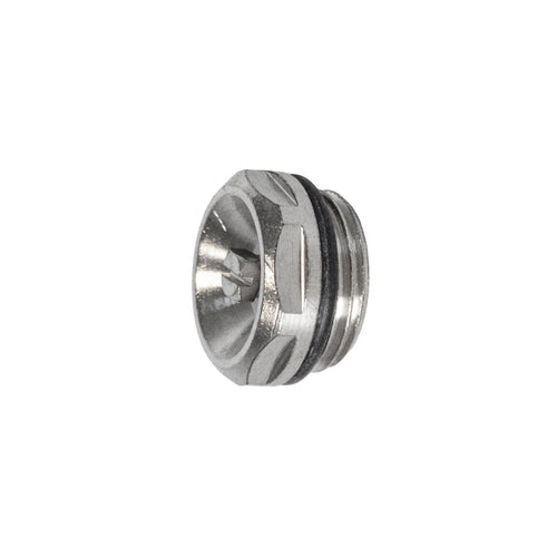 Radiatorstop met Verchroomde Ontluchter 1/2