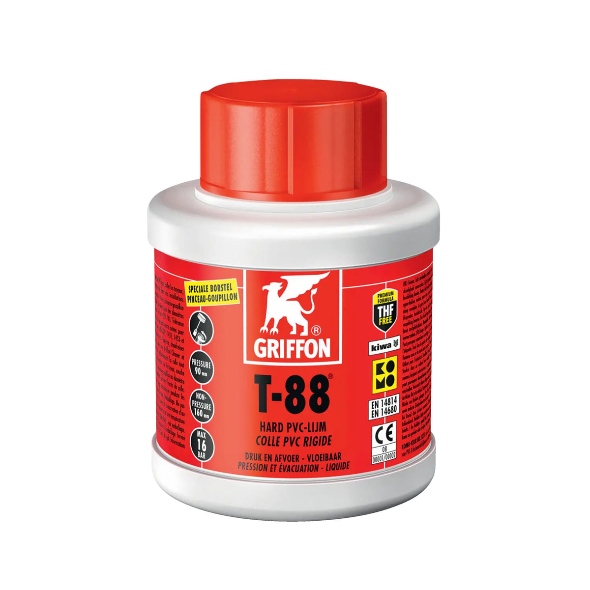 Dun Vloeibare Lijm voor Harde PVC T88® Flacon 250 Ml