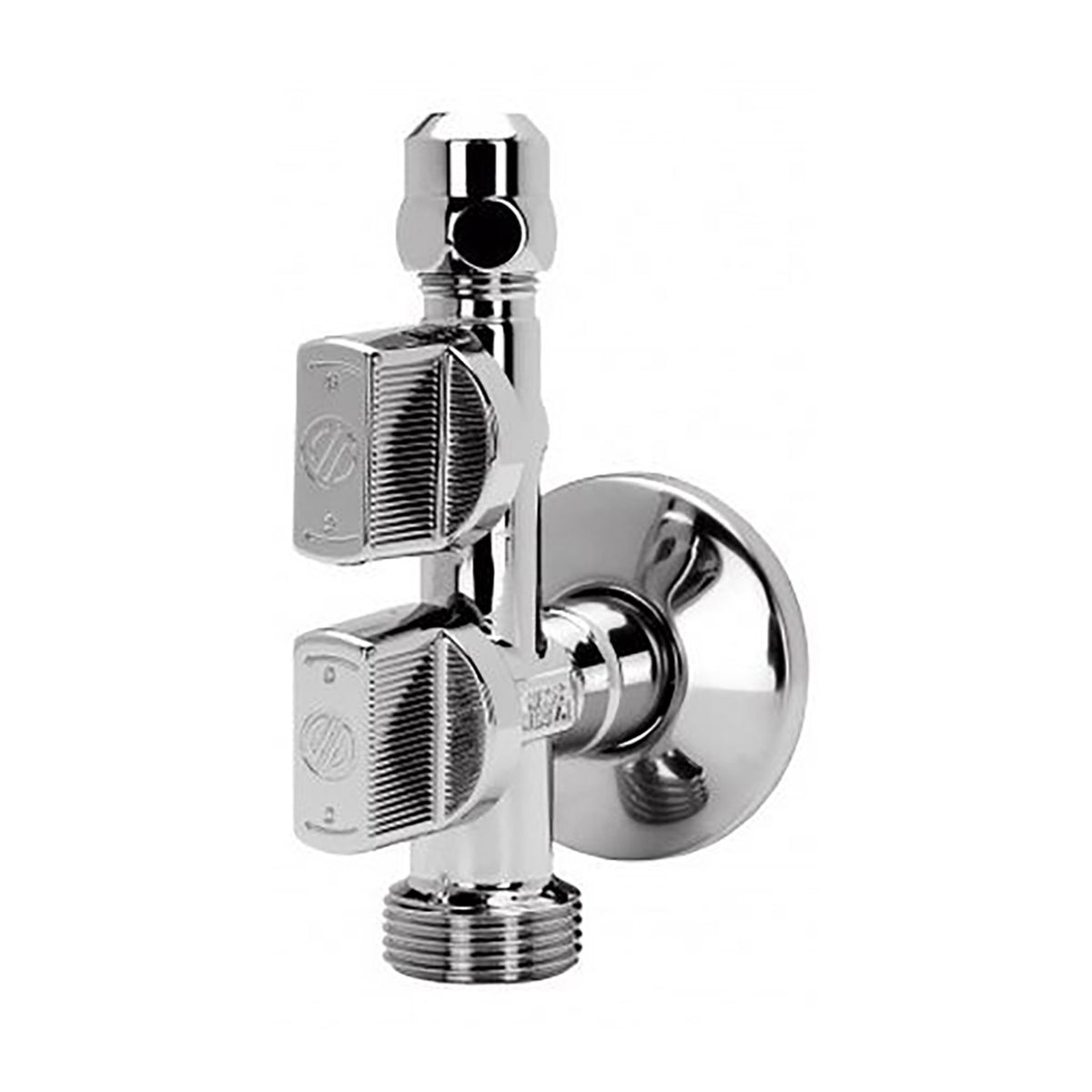 Hoekstopkraan messing verchroomd Lavabowasmachine Comb9 Belgaqua Goedgekeurd