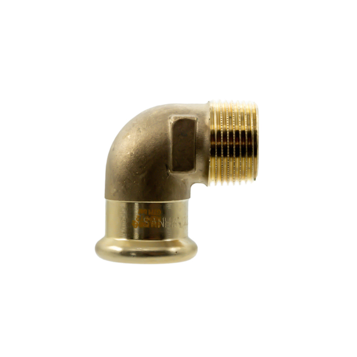 Gas Knie G092 1"mx22 binnendraad