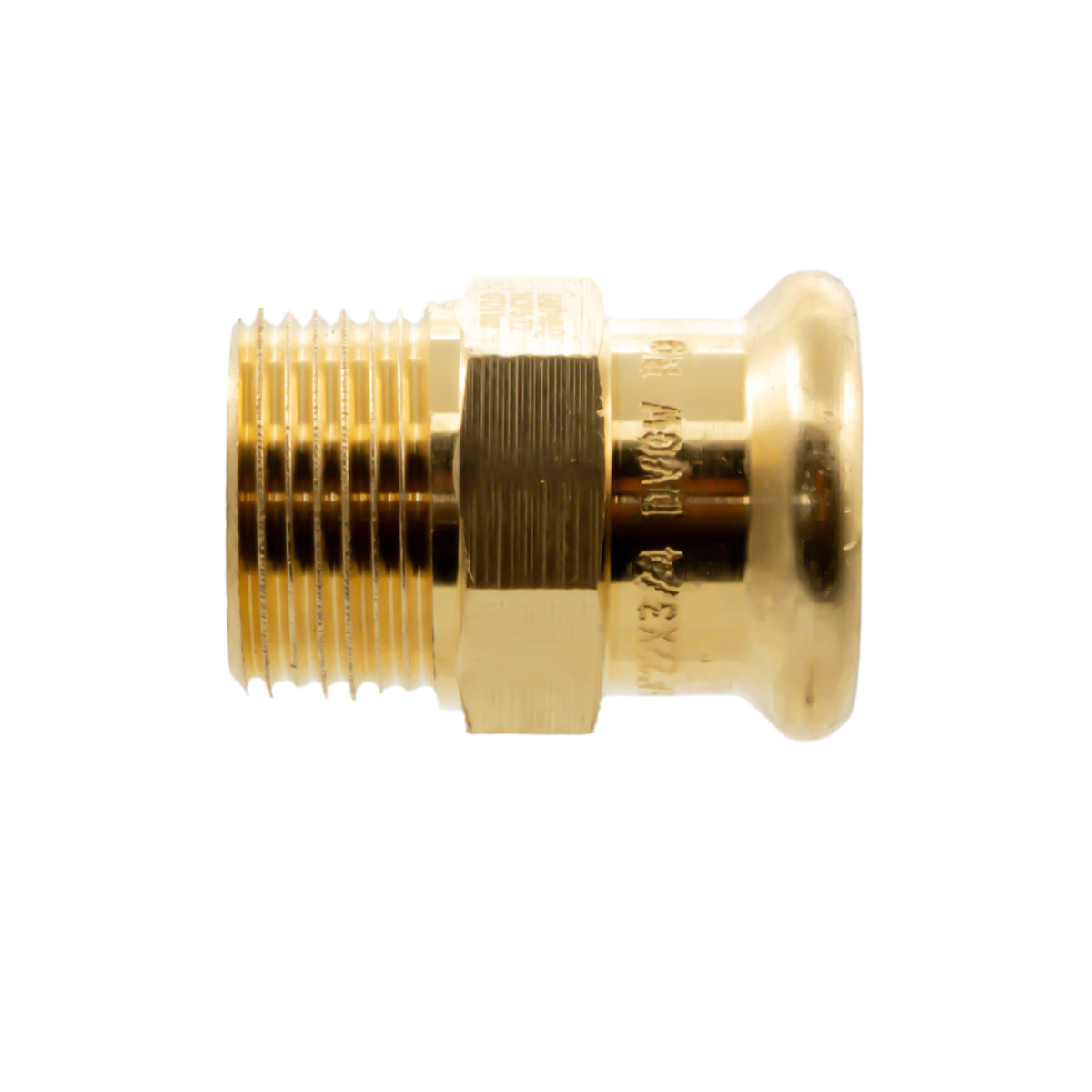 Gas Nippel 5/4 buitendraad/binnendraad x 42