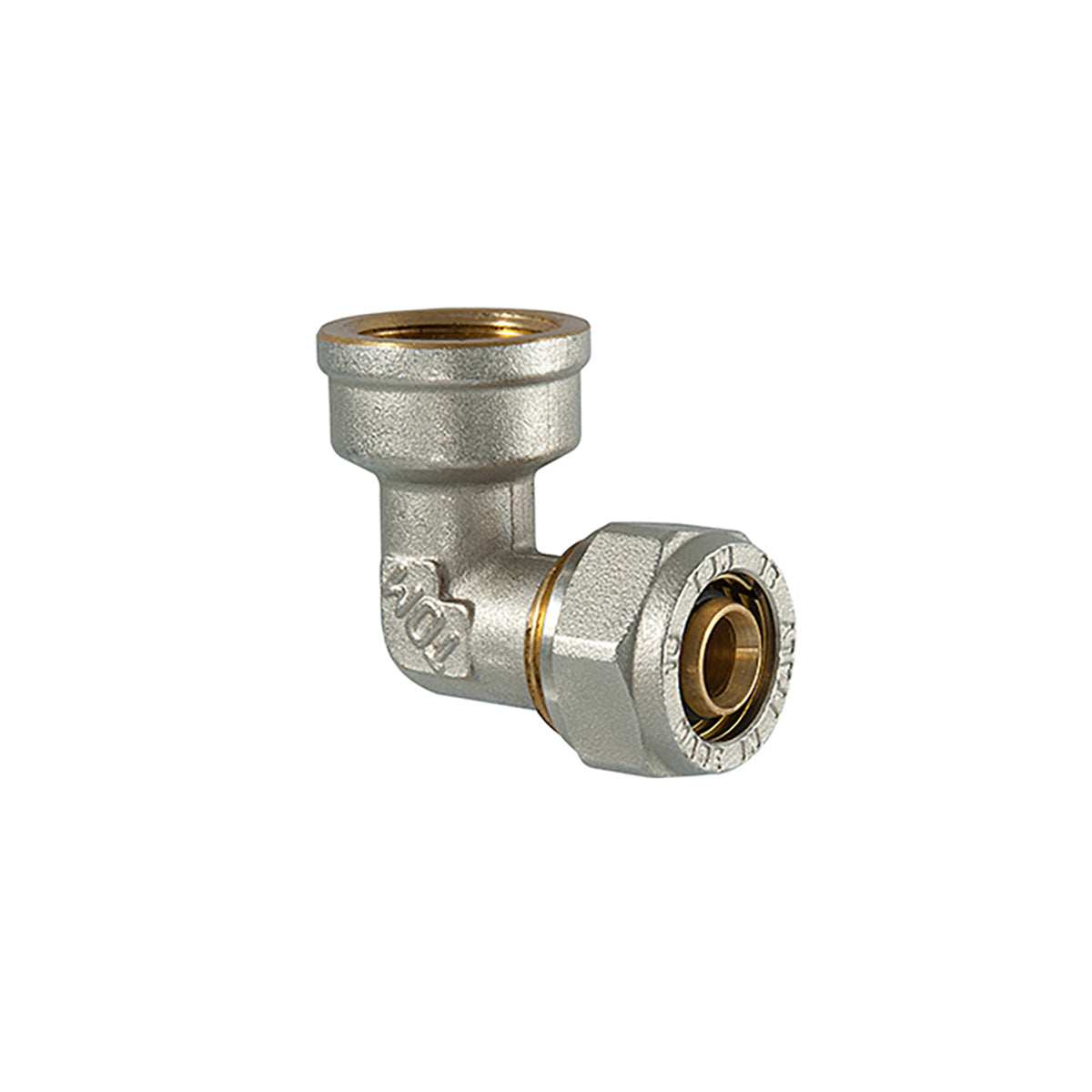 Elleboog Pex 1/2 binnendraad x 16