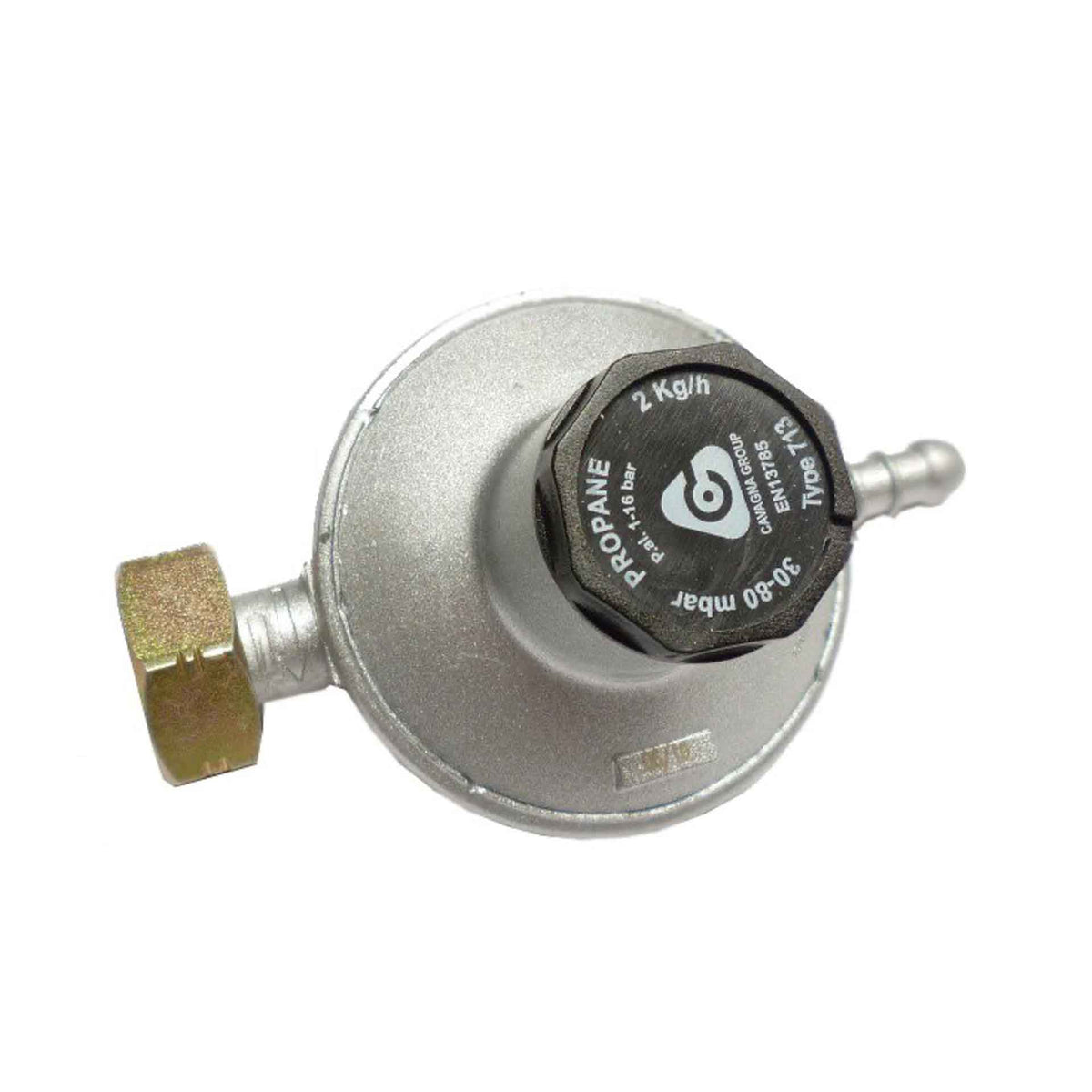 Flesregelaar 3080 mbar Q 2KG/U Moerslang