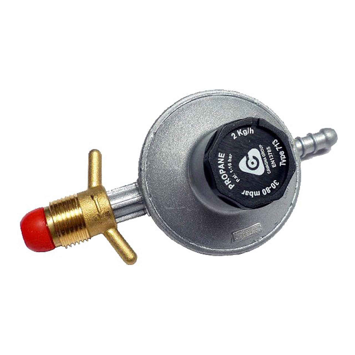 Flesregelaar 3080 mbar Q 2KG/U Polslang
