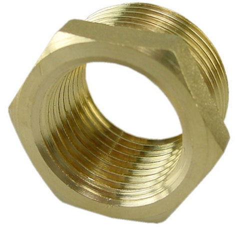 Draadfitting verloopring messing 3/4" bu x 3/8" bi