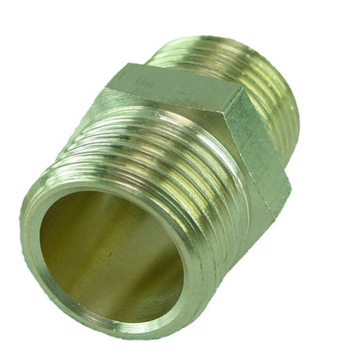 Draadfitting dubbele nippel 1/8" bu